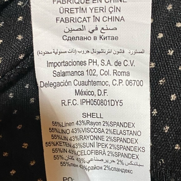 BeBe black & white poka dot shorts M - Picture 4 of 6